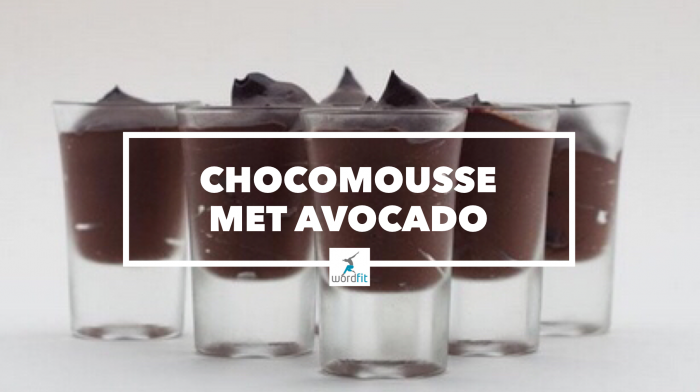 Chocomousse met avocado WordFit.be