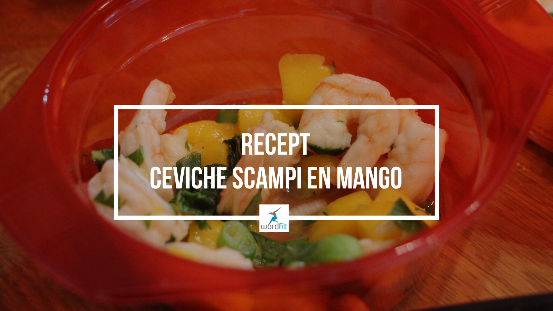 Ceviche van scampi en mango WordFit Online lifecoaching voor een leven vol goesting en energie